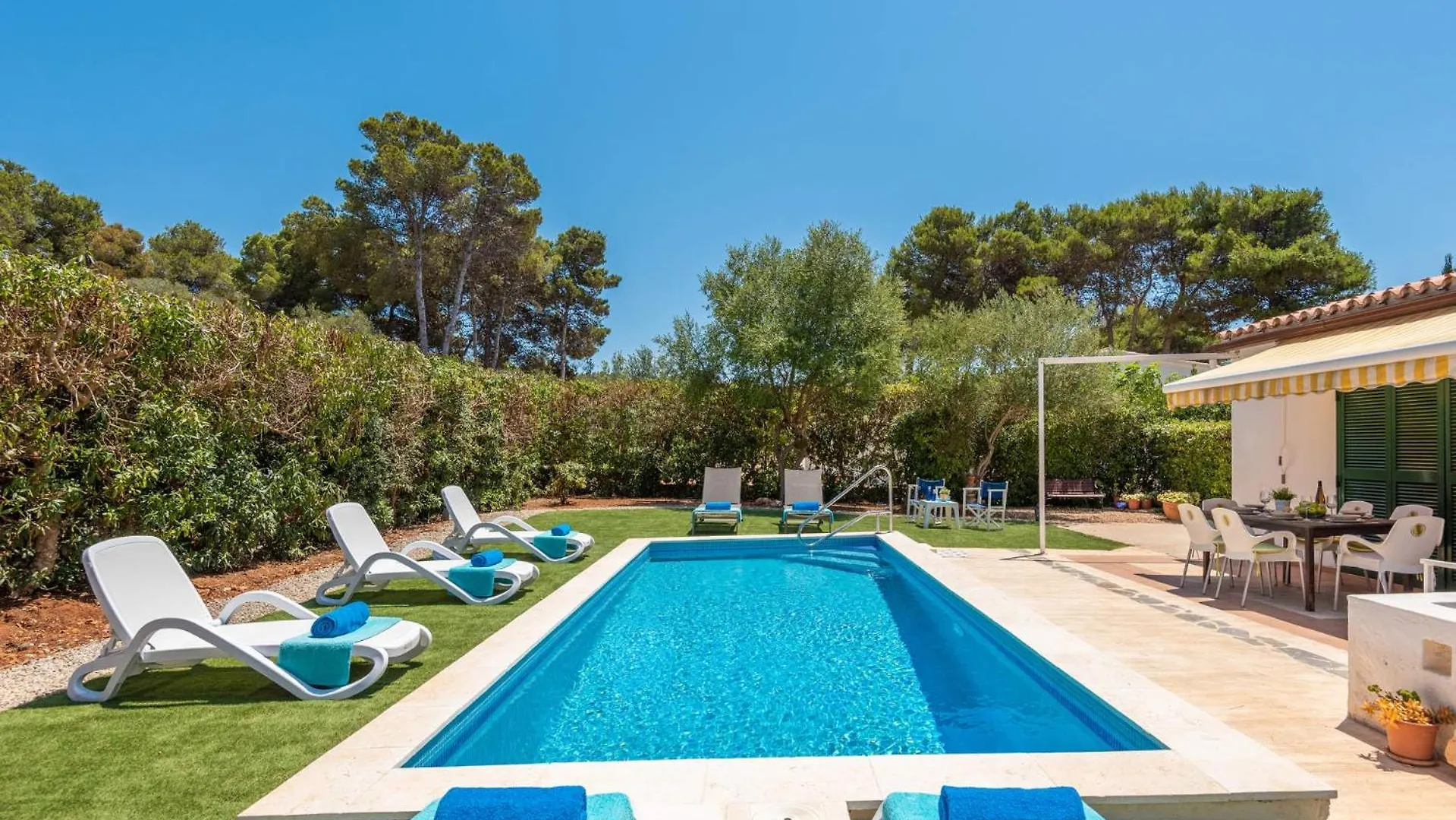 Lodge Rustic Garden Minorcan Style Villa With Private Pool And Sea Santo Tomás